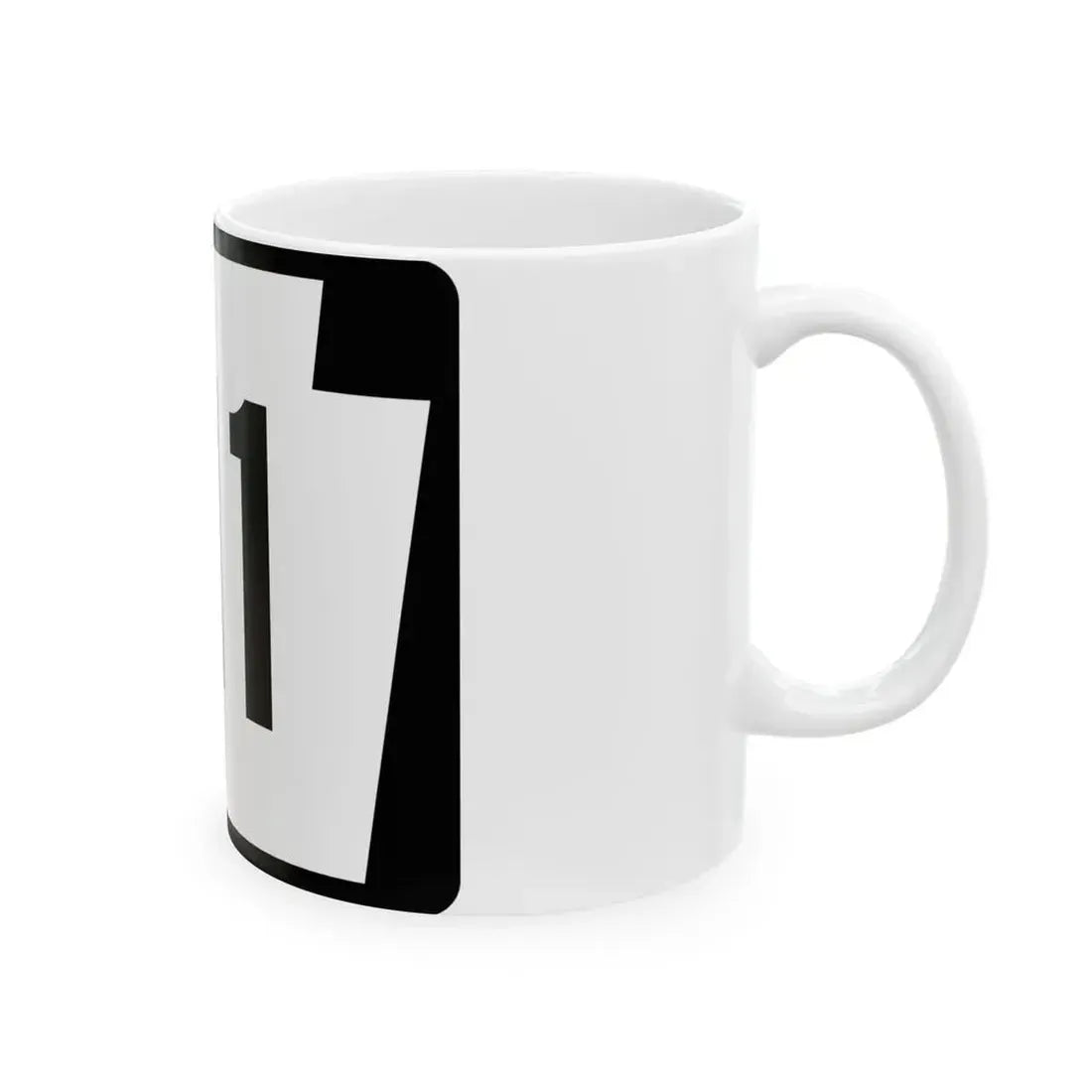 PA-111 (Pennsylvania) (Road Sign) White Coffee Mug - Go Mug Yourself