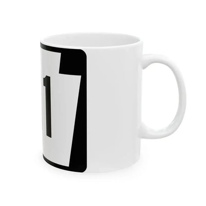 PA-111 (Pennsylvania) (Road Sign) White Coffee Mug - Go Mug Yourself