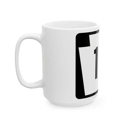 PA-111 (Pennsylvania) (Road Sign) White Coffee Mug - Go Mug Yourself