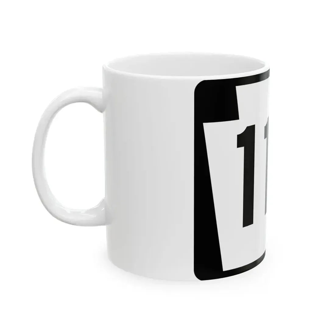 PA-112 (Pennsylvania) (Road Sign) White Coffee Mug - Go Mug Yourself