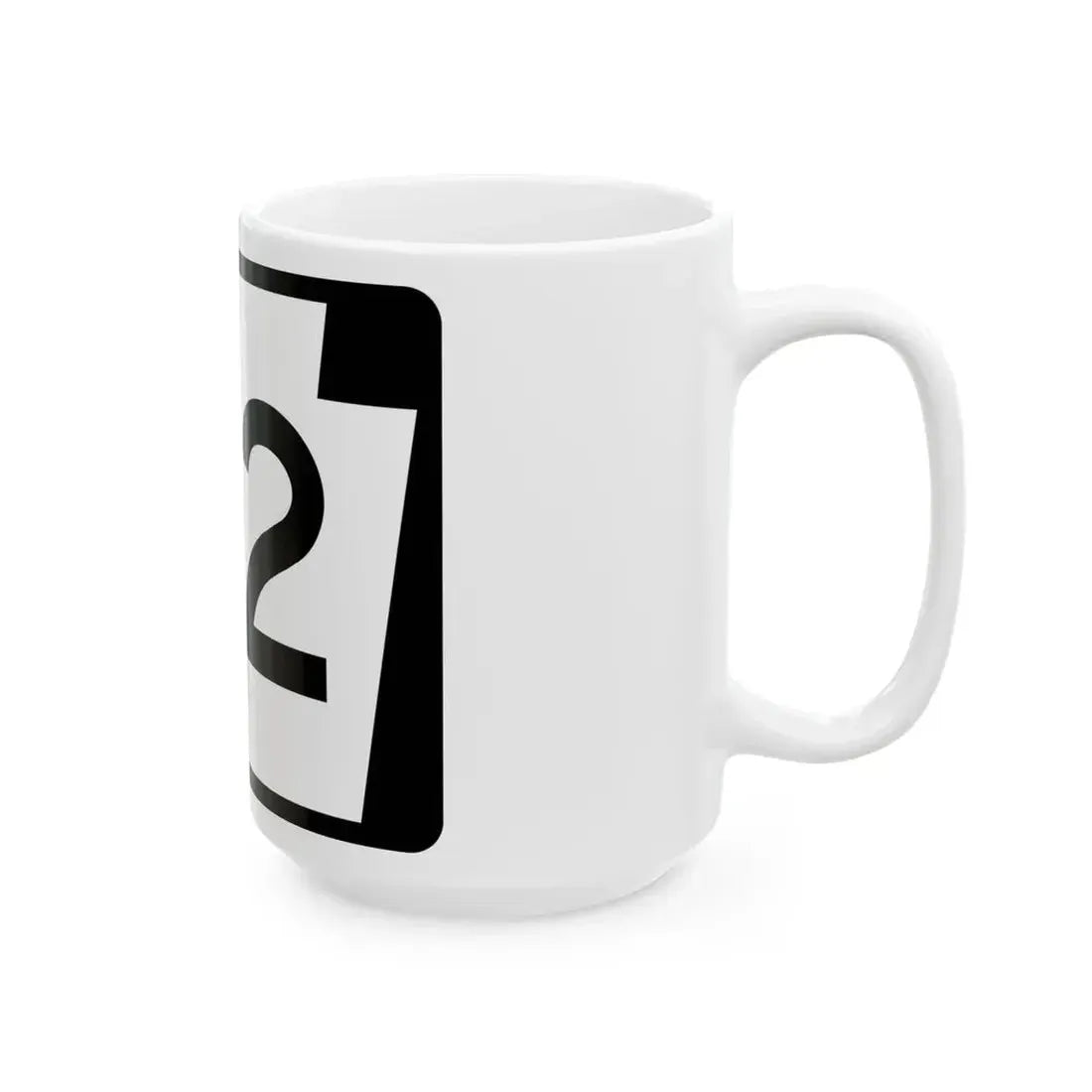 PA-112 (Pennsylvania) (Road Sign) White Coffee Mug - Go Mug Yourself