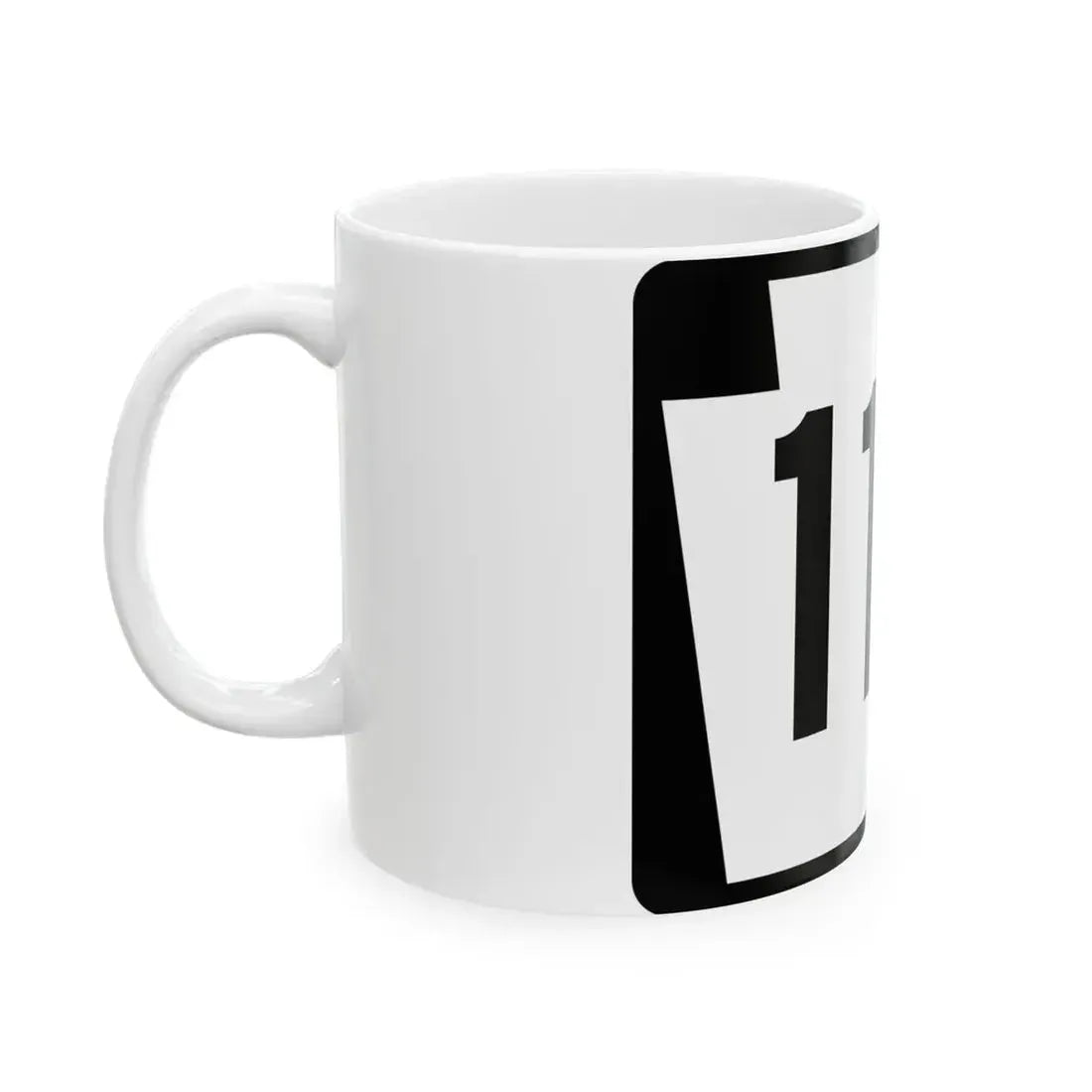 PA-113 (Pennsylvania) (Road Sign) White Coffee Mug - Go Mug Yourself