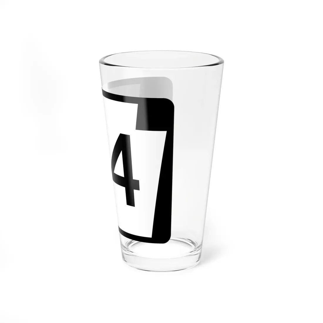 PA-114 (Pennsylvania) (Road Sign) Pint Glass 16oz - Go Mug Yourself
