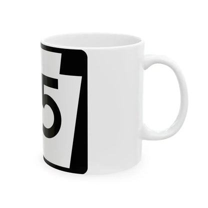 PA-115 (Pennsylvania) (Road Sign) White Coffee Mug - Go Mug Yourself