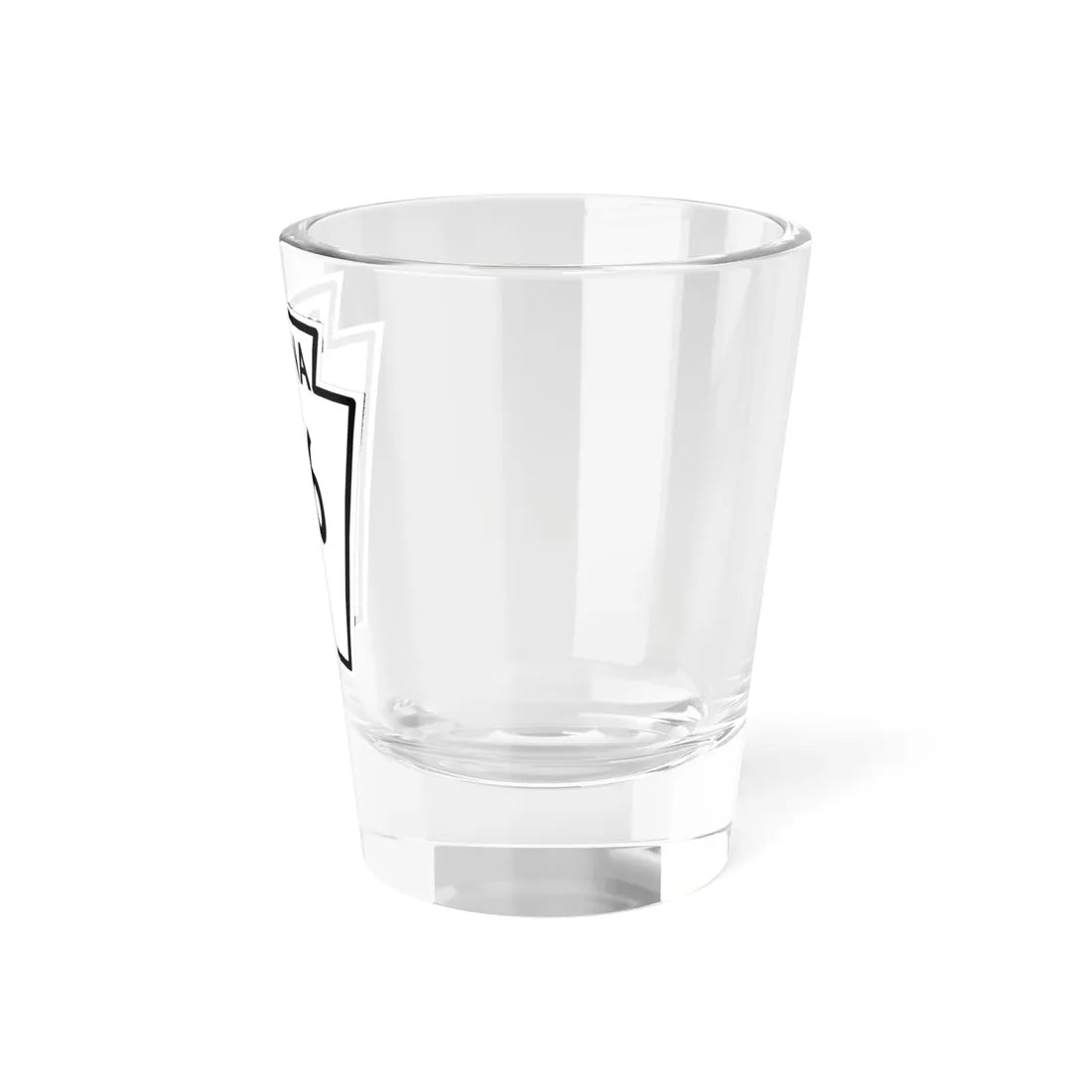 PA-116 1948 (Pennsylvania) (Road Sign) Shot Glass 1.5oz - Go Mug Yourself
