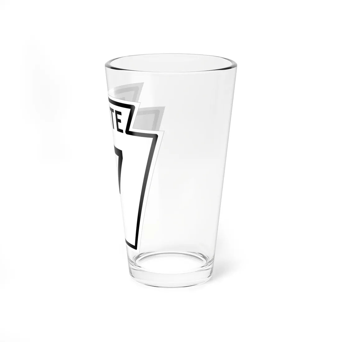 PA-117 1926 (Pennsylvania) (Road Sign) Pint Glass 16oz - Go Mug Yourself