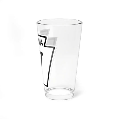 PA-117 1948 (Pennsylvania) (Road Sign) Pint Glass 16oz - Go Mug Yourself