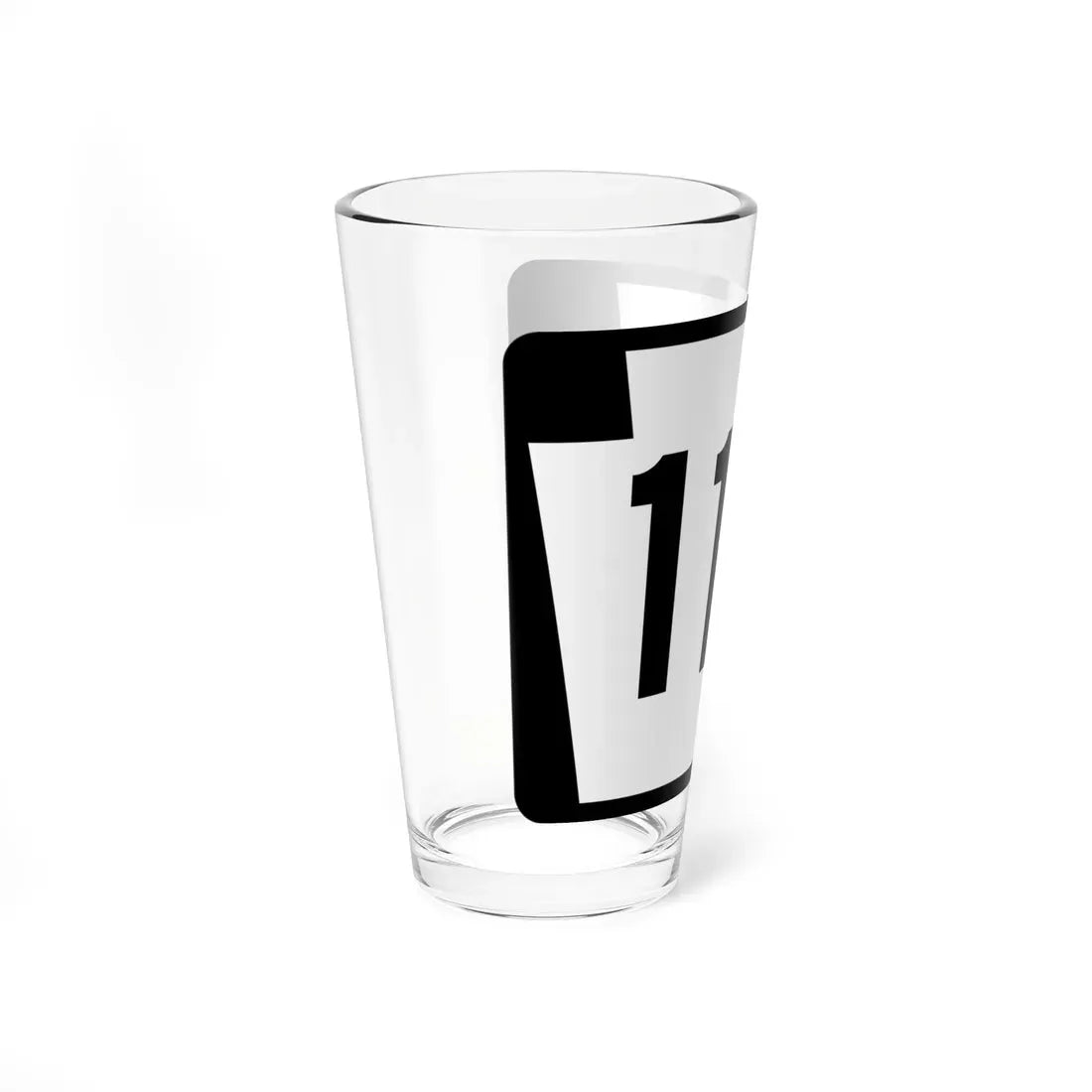 PA-117 (Pennsylvania) (Road Sign) Pint Glass 16oz - Go Mug Yourself