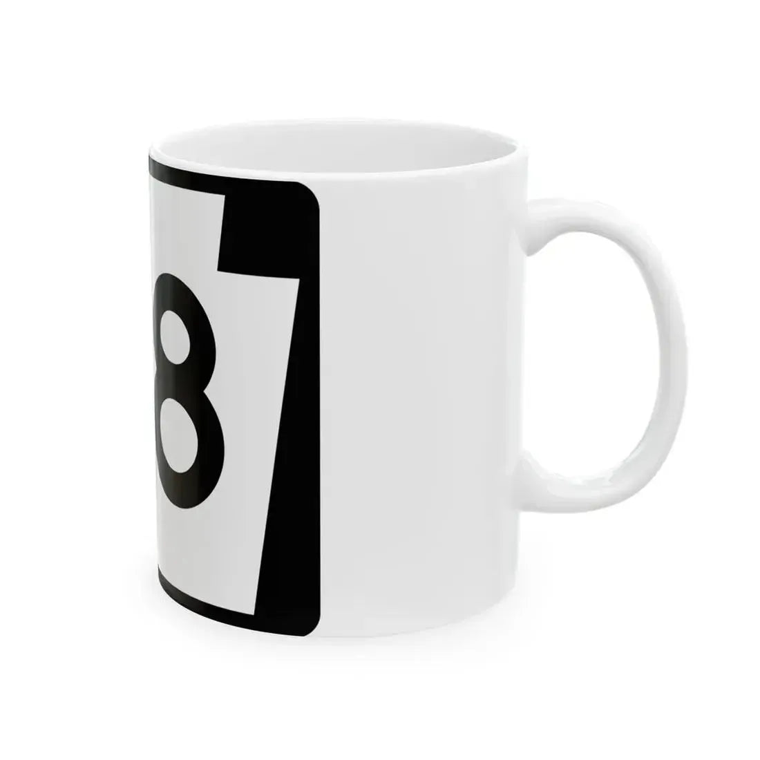 PA-118 (Pennsylvania) (Road Sign) White Coffee Mug - Go Mug Yourself