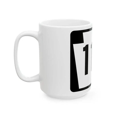 PA-118 (Pennsylvania) (Road Sign) White Coffee Mug - Go Mug Yourself