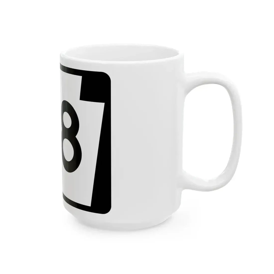 PA-118 (Pennsylvania) (Road Sign) White Coffee Mug - Go Mug Yourself
