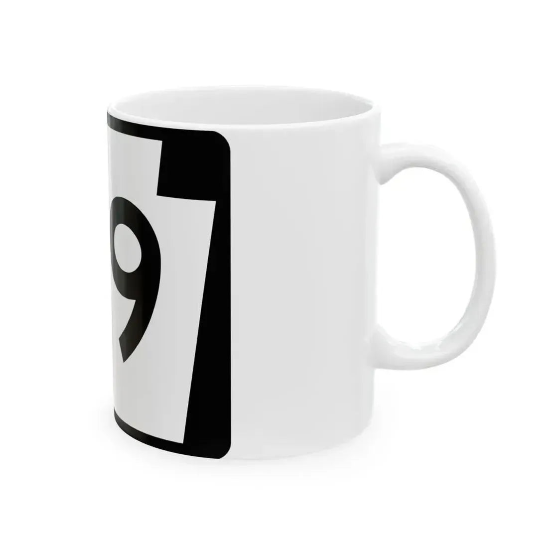 PA-119 (Pennsylvania) (Road Sign) White Coffee Mug - Go Mug Yourself