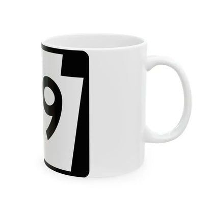 PA-119 (Pennsylvania) (Road Sign) White Coffee Mug - Go Mug Yourself