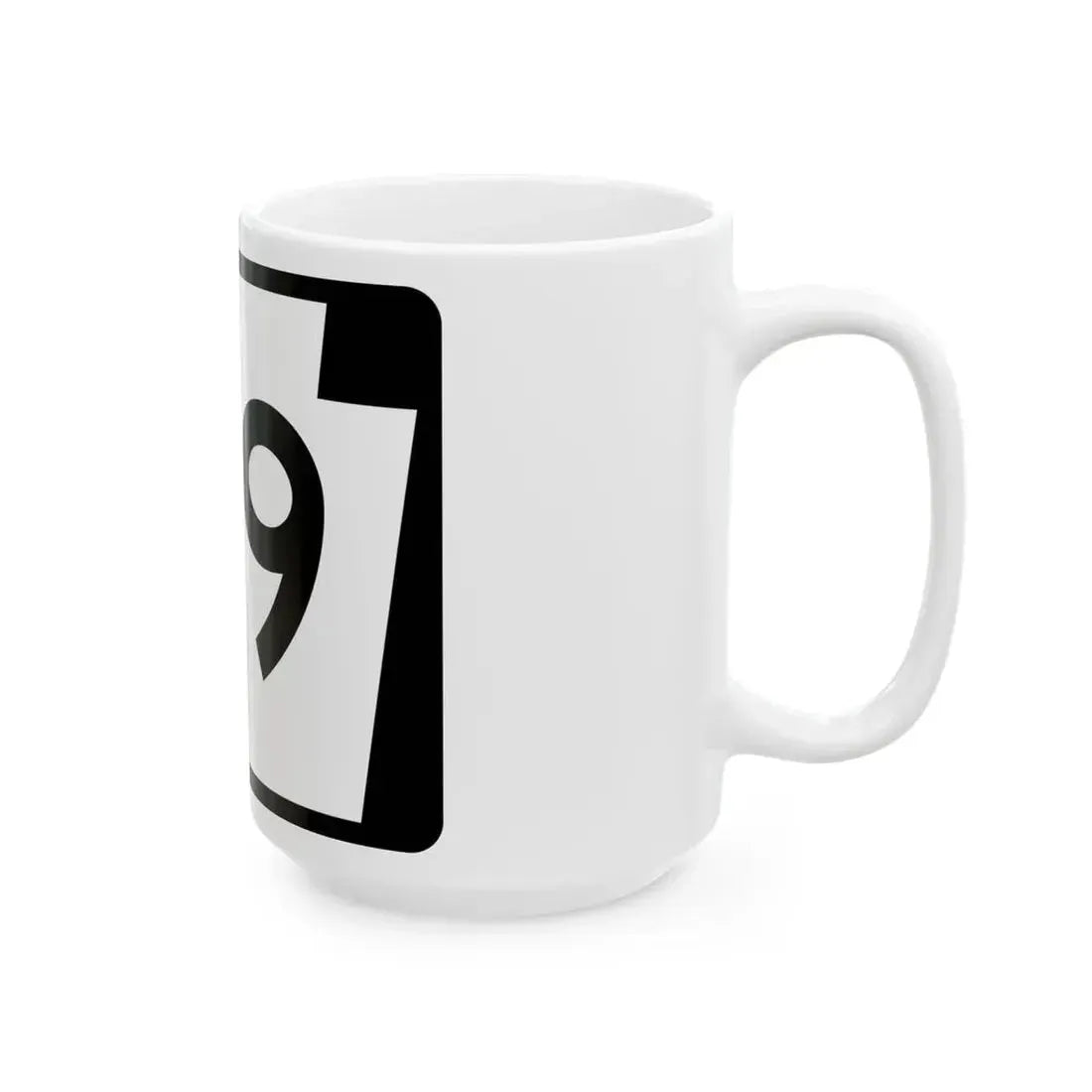 PA-119 (Pennsylvania) (Road Sign) White Coffee Mug - Go Mug Yourself
