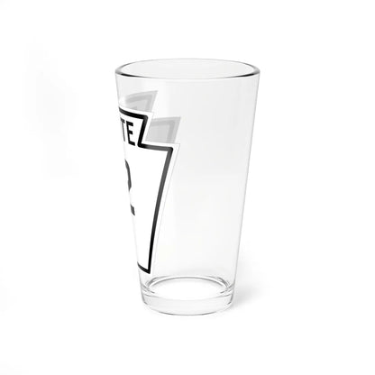 PA-12 1926 (Pennsylvania) (Road Sign) Pint Glass 16oz - Go Mug Yourself