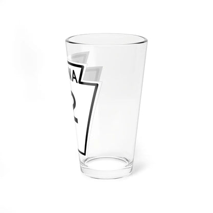 PA-12 1948 (Pennsylvania) (Road Sign) Pint Glass 16oz - Go Mug Yourself