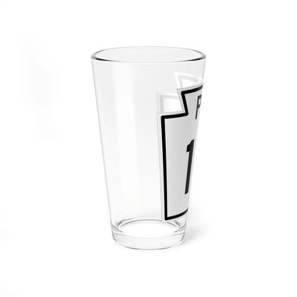 PA-12 1960 (Pennsylvania) (Road Sign) Pint Glass 16oz - Go Mug Yourself