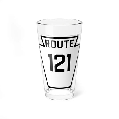 PA-121 1926 (Pennsylvania) (Road Sign) Pint Glass 16oz - Go Mug Yourself