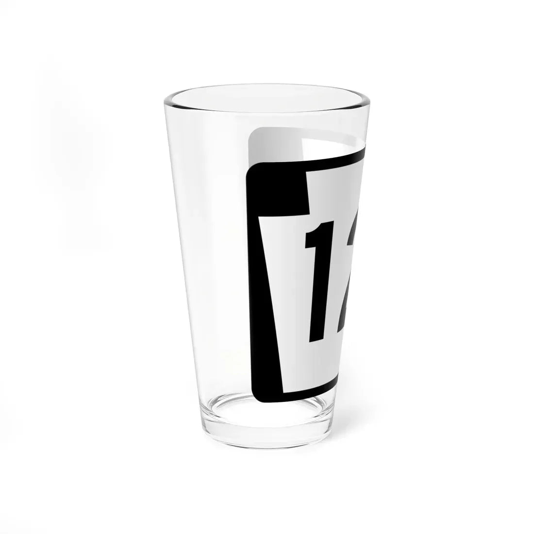 PA-121 (Pennsylvania) (Road Sign) Pint Glass 16oz - Go Mug Yourself