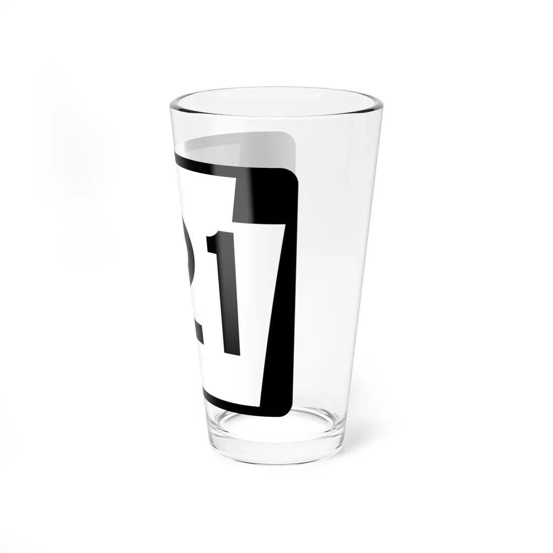 PA-121 (Pennsylvania) (Road Sign) Pint Glass 16oz - Go Mug Yourself