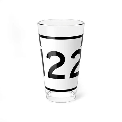 PA-122 (Pennsylvania) (Road Sign) Pint Glass 16oz 16oz - Go Mug Yourself