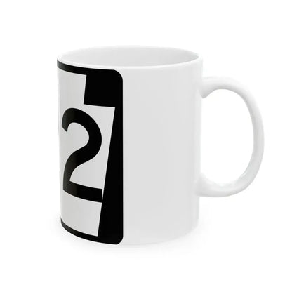 PA-122 (Pennsylvania) (Road Sign) White Coffee Mug - Go Mug Yourself