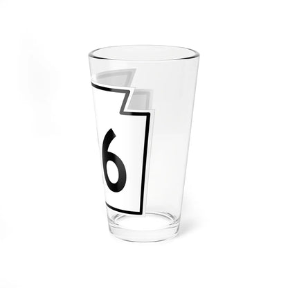 PA-126 1962 (Pennsylvania) (Road Sign) Pint Glass 16oz - Go Mug Yourself