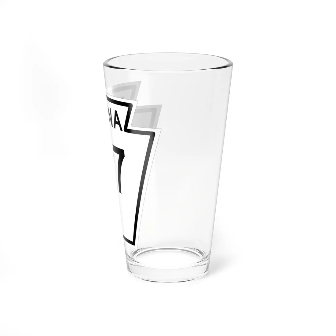 PA-127 1948 (Pennsylvania) (Road Sign) Pint Glass 16oz - Go Mug Yourself