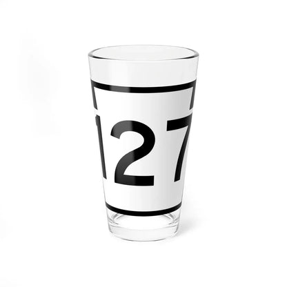 PA-127 (Pennsylvania) (Road Sign) Pint Glass 16oz 16oz - Go Mug Yourself