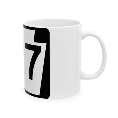 PA-127 (Pennsylvania) (Road Sign) White Coffee Mug - Go Mug Yourself