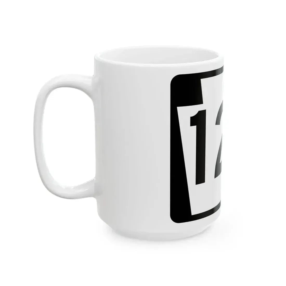 PA-127 (Pennsylvania) (Road Sign) White Coffee Mug - Go Mug Yourself