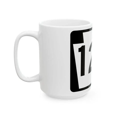 PA-127 (Pennsylvania) (Road Sign) White Coffee Mug - Go Mug Yourself