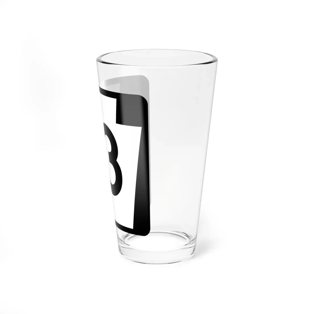 PA-13 (Pennsylvania) (Road Sign) Pint Glass 16oz - Go Mug Yourself