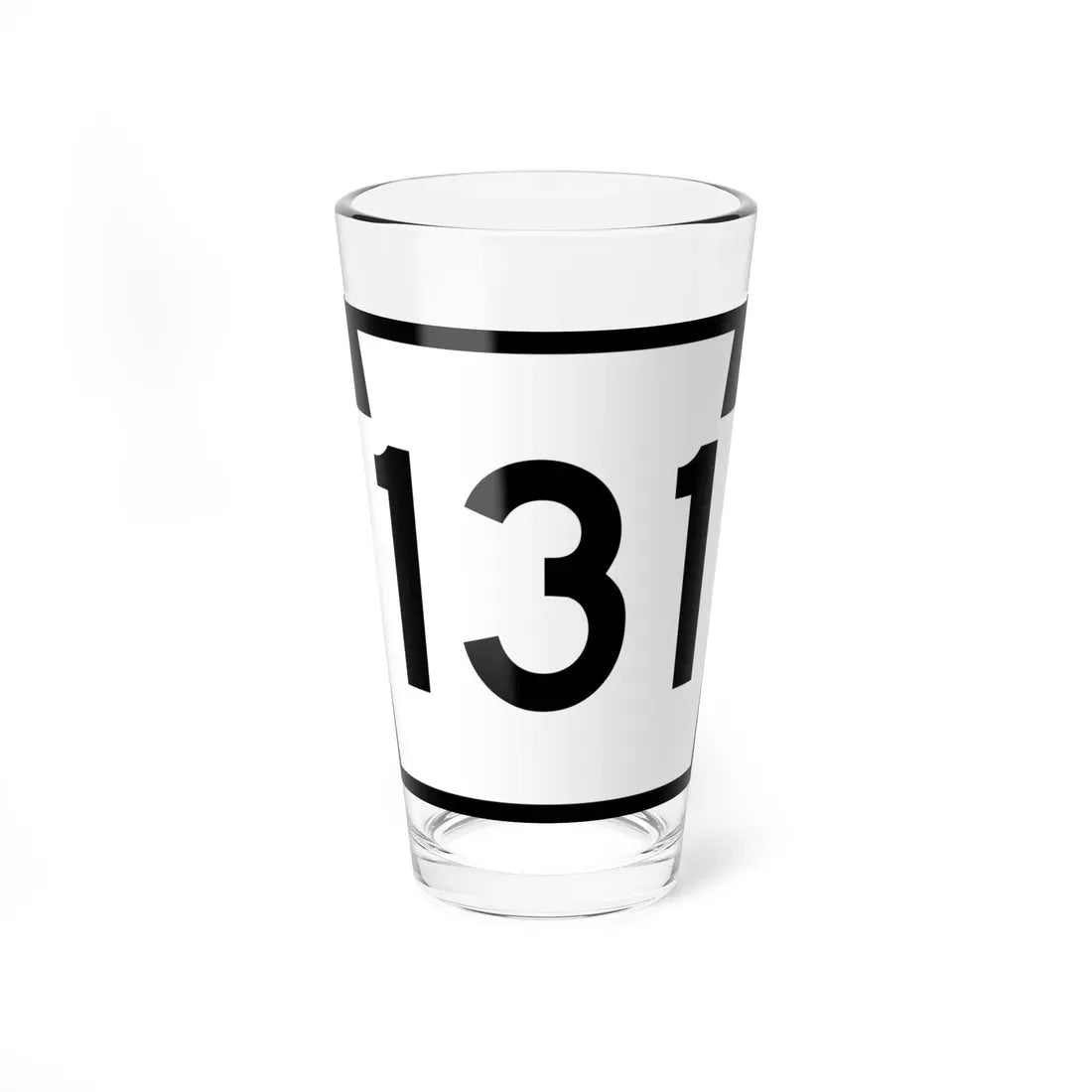 PA-131 (Pennsylvania) (Road Sign) Pint Glass 16oz 16oz - Go Mug Yourself