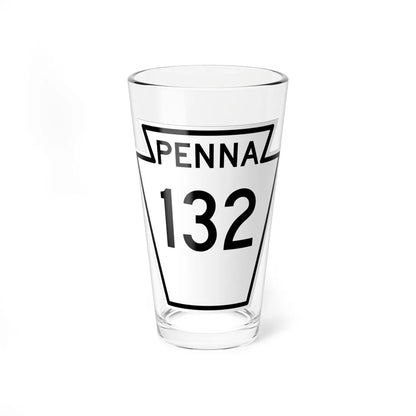 PA-132 1948 (Pennsylvania) (Road Sign) Pint Glass 16oz 16oz - Go Mug Yourself