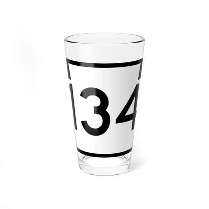 PA-134 (Pennsylvania) (Road Sign) Pint Glass 16oz 16oz - Go Mug Yourself