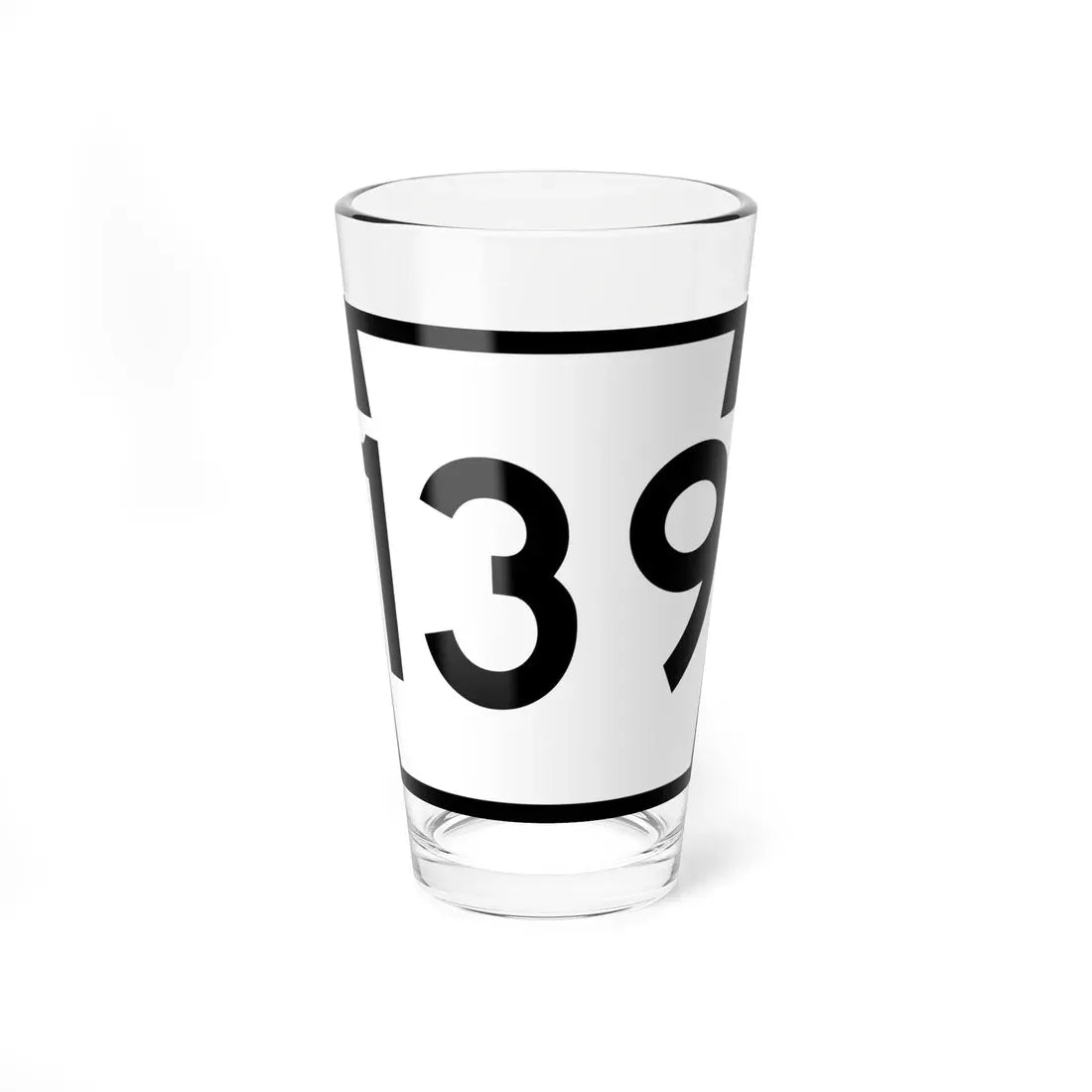 PA-139 (Pennsylvania) (Road Sign) Pint Glass 16oz 16oz - Go Mug Yourself