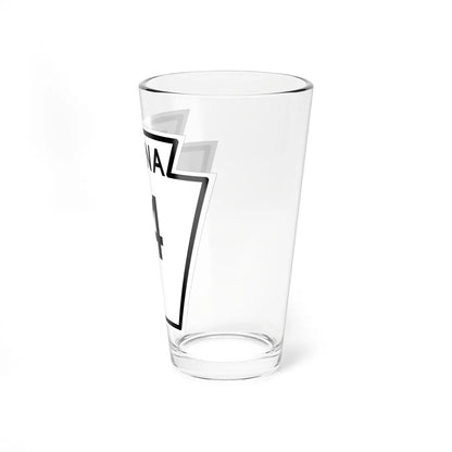 PA-14 1948 (Pennsylvania) (Road Sign) Pint Glass 16oz - Go Mug Yourself