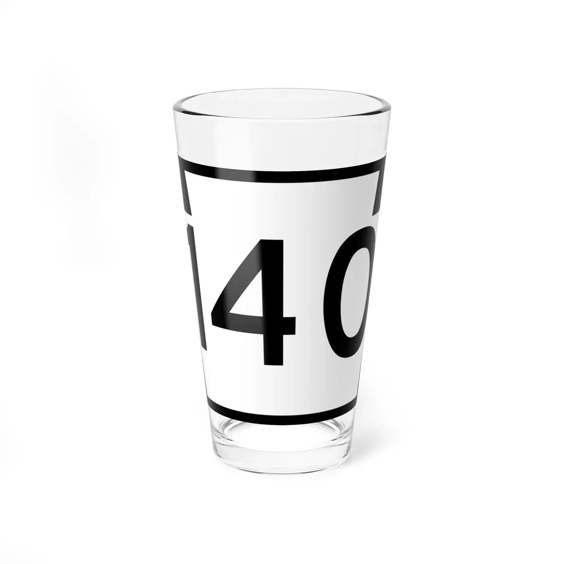 PA-140 (Pennsylvania) (Road Sign) Pint Glass 16oz 16oz - Go Mug Yourself