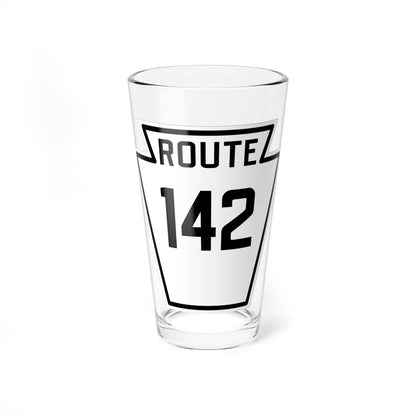 PA-142 1926 (Pennsylvania) (Road Sign) Pint Glass 16oz 16oz - Go Mug Yourself