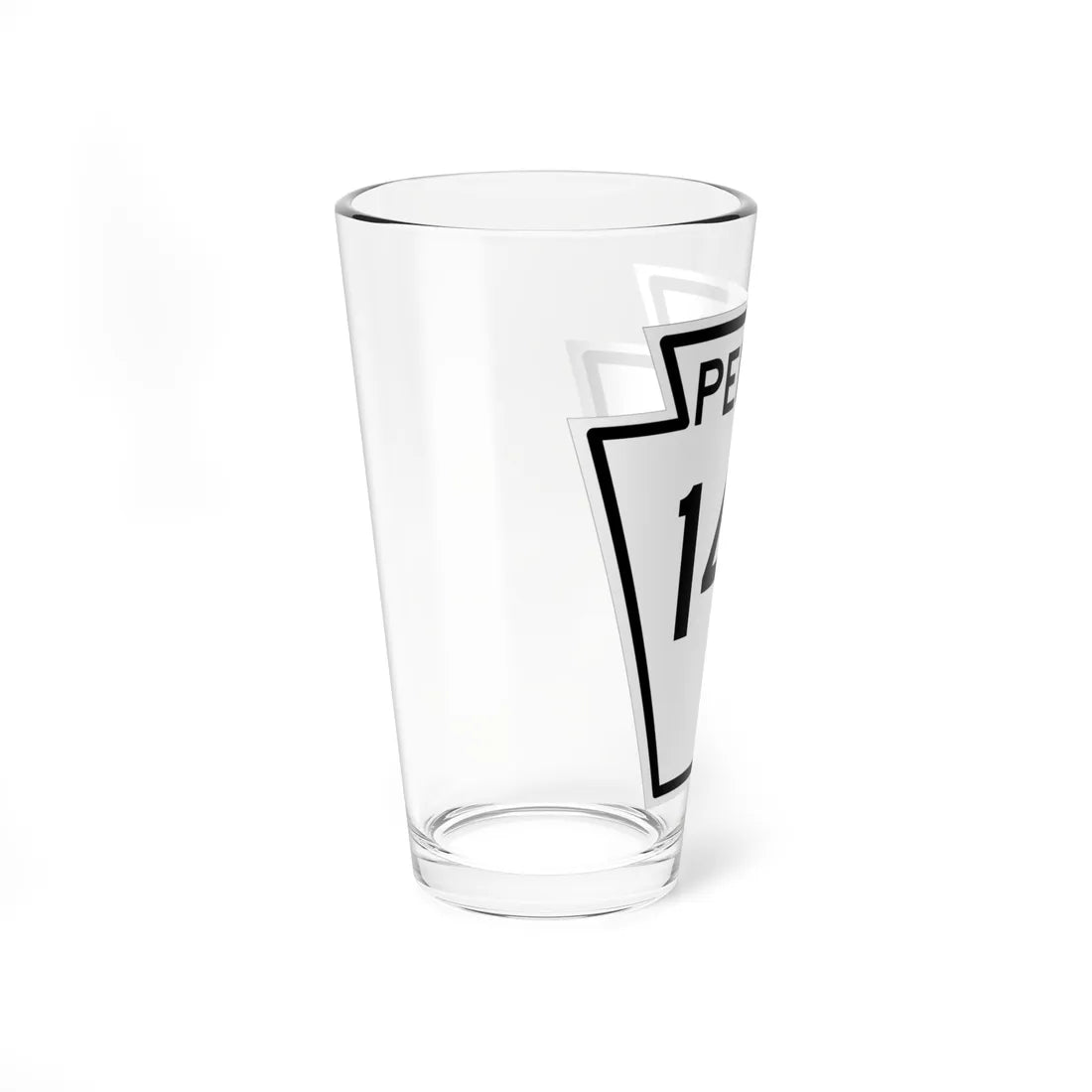 PA-144 1948 (Pennsylvania) (Road Sign) Pint Glass 16oz - Go Mug Yourself