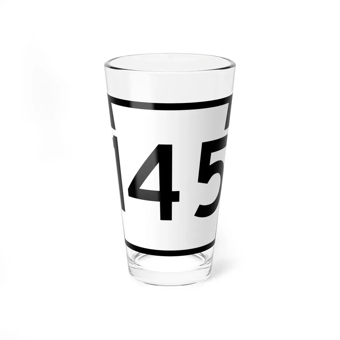 PA-145 (Pennsylvania) (Road Sign) Pint Glass 16oz 16oz - Go Mug Yourself