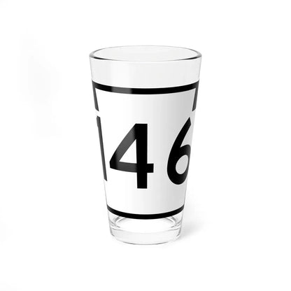 PA-146 (Pennsylvania) (Road Sign) Pint Glass 16oz 16oz - Go Mug Yourself