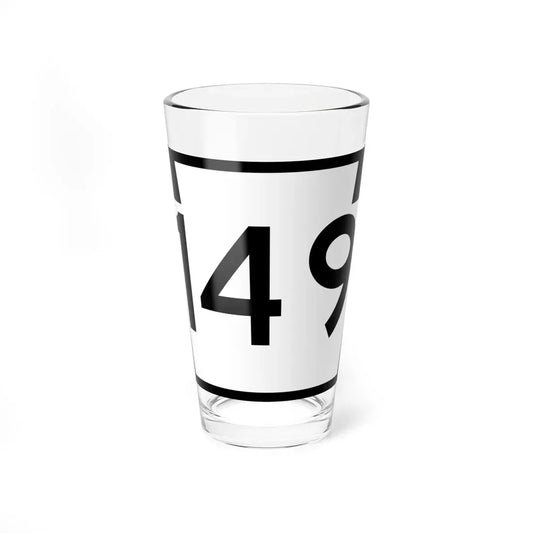 PA-149 (Pennsylvania) (Road Sign) Pint Glass 16oz 16oz - Go Mug Yourself