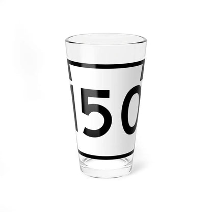 PA-150 (Pennsylvania) (Road Sign) Pint Glass 16oz 16oz - Go Mug Yourself