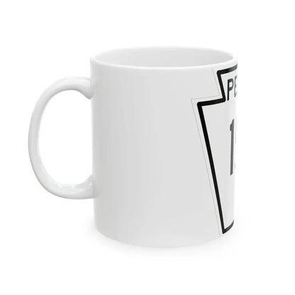 PA-151 1948 (Pennsylvania) (Road Sign) White Coffee Mug - Go Mug Yourself