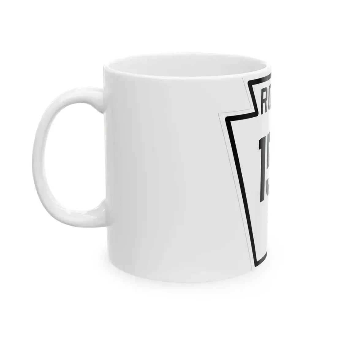 PA-152 1926 (Pennsylvania) (Road Sign) White Coffee Mug - Go Mug Yourself