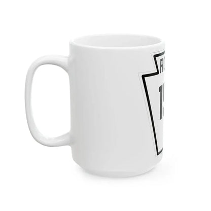 PA-153 1926 (Pennsylvania) (Road Sign) White Coffee Mug - Go Mug Yourself
