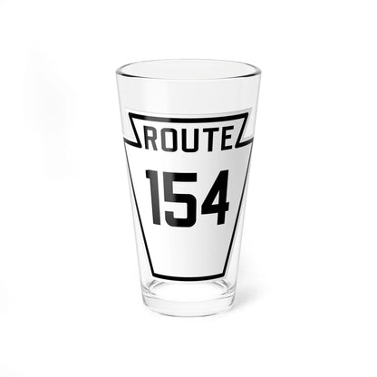 PA-154 1926 (Pennsylvania) (Road Sign) Pint Glass 16oz - Go Mug Yourself