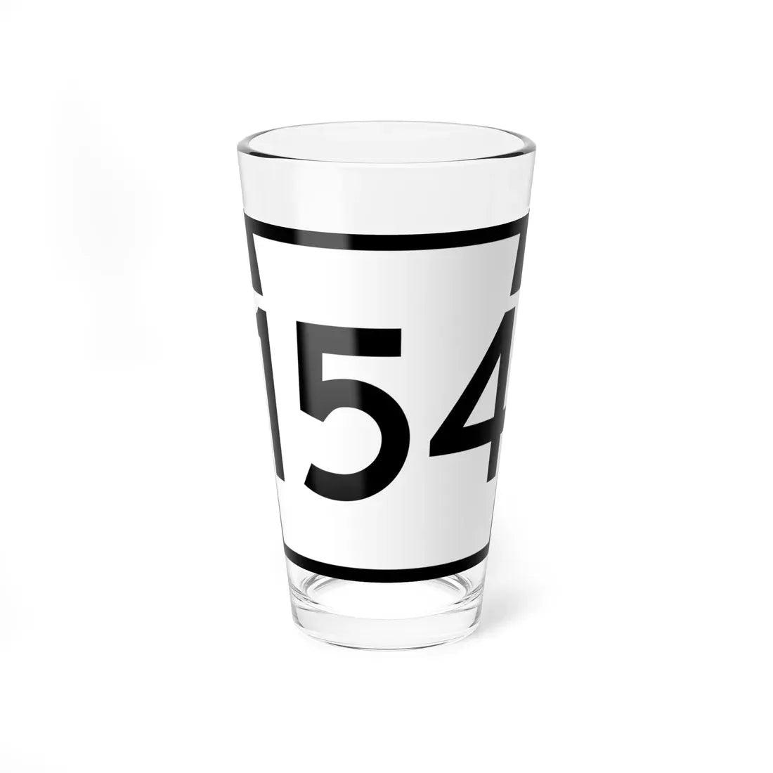 PA-154 (Pennsylvania) (Road Sign) Pint Glass 16oz 16oz - Go Mug Yourself